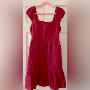 NWT Old Navy Fit & Flare Puff-Sleeve Smocked Mini Dress